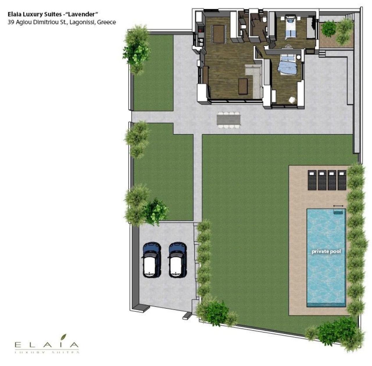 Elaia Luxury Suites ลาโกนิสซี ภายนอก รูปภาพ
